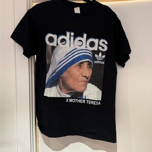 adidas x Mother Teresa bootleg tee